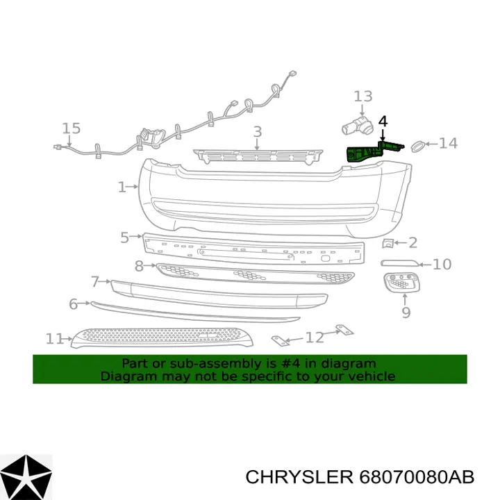  68070080AB Chrysler