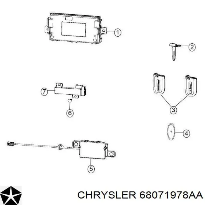 Купити 68071978AA Chrysler 
