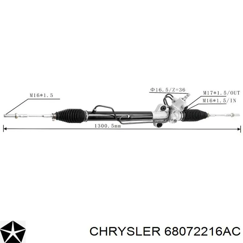 Управління рульове в зборі Chrysler 04766250AK ціна, від 183.00 USD