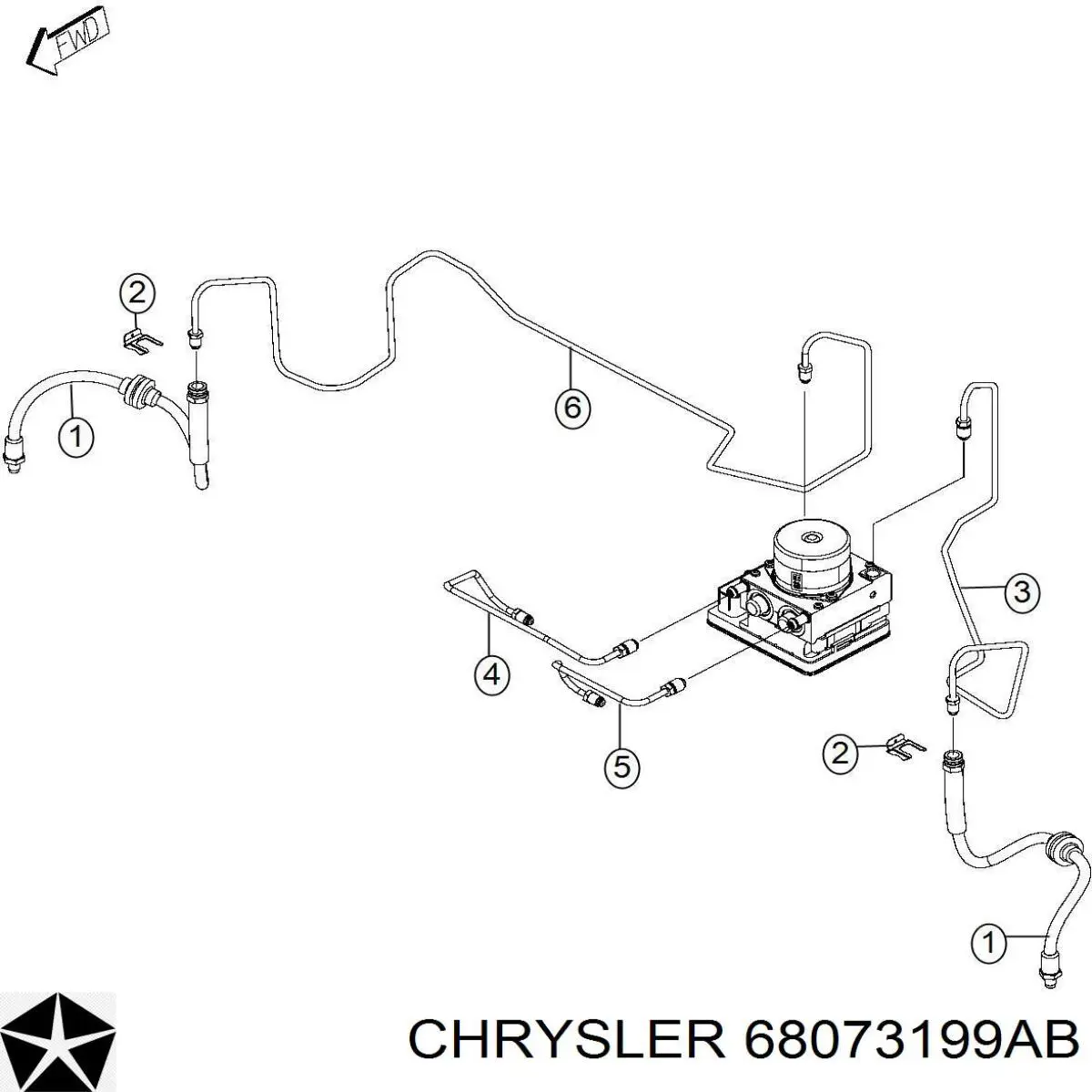  Chrysler 68073199AB ціна, від 1.71 USD