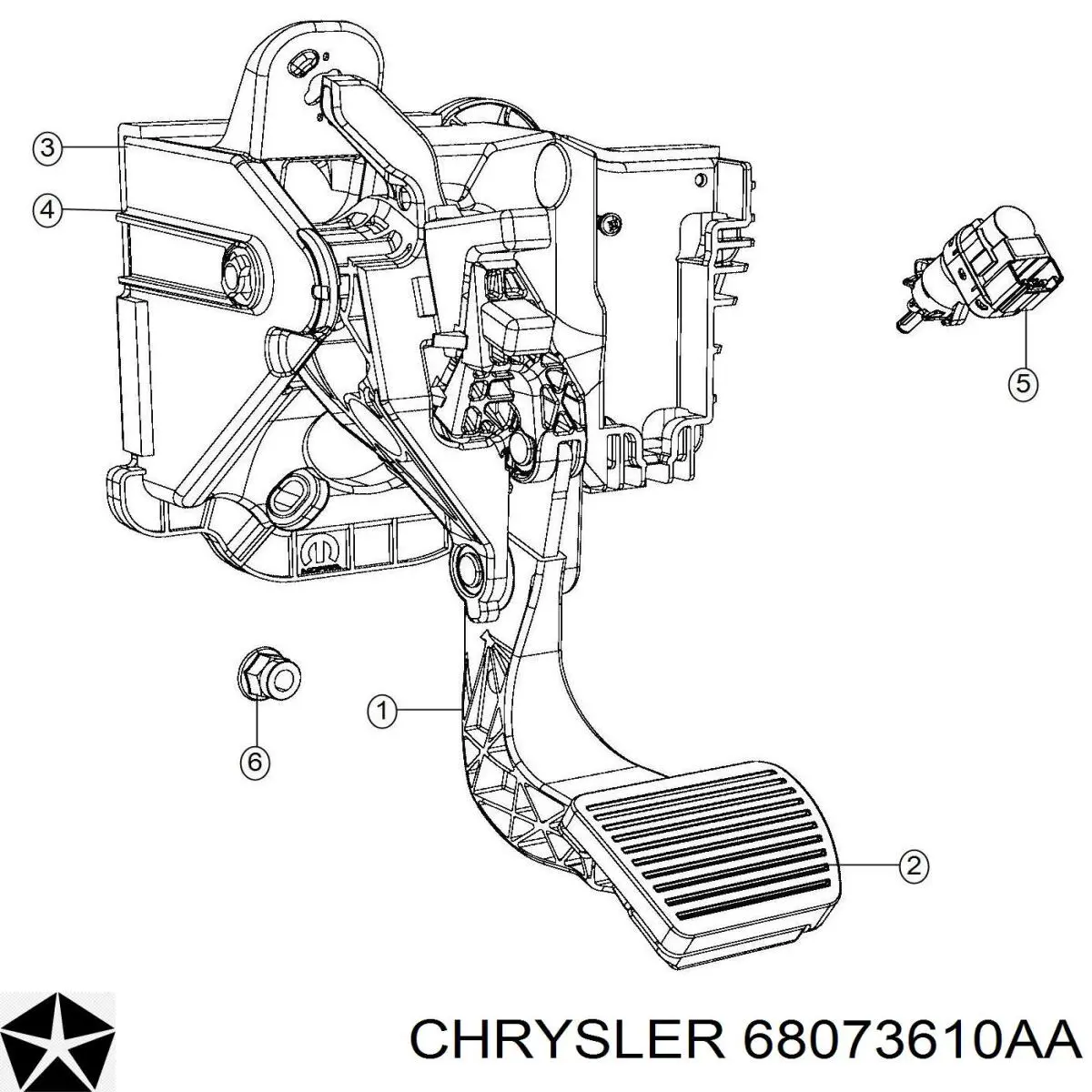 Кнопка стоп-сигналу WVE 1S12241 ціна, від 3.74 USD