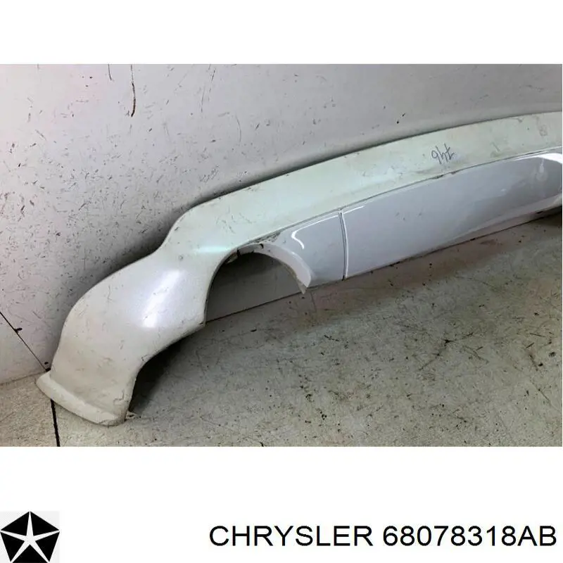 Накладка бампера заднього Chrysler 68111470AB ціна, від 116.11 USD