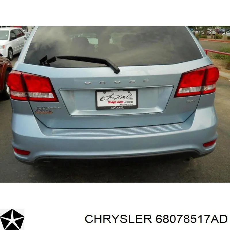 Ліхтар задній лівий, внутрішній 68078517AD Chrysler