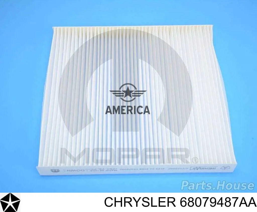 Фільтр повітряний обігрівача Chrysler 68079487AA ціна, від 8.48 USD