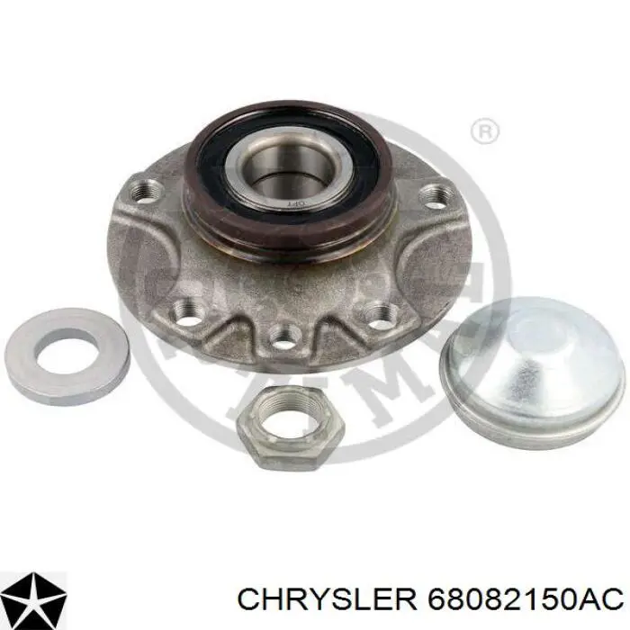 Маточини задніх коліс Chrysler 68082150AB ціна, від 47.76 USD