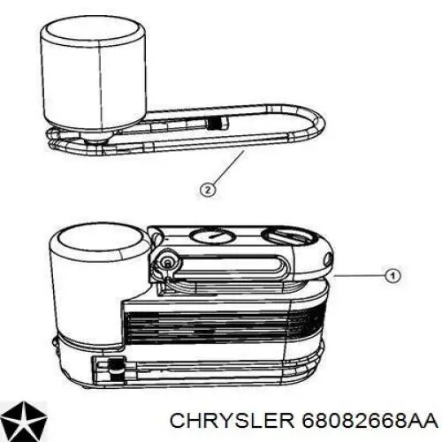 68082668AA Chrysler 