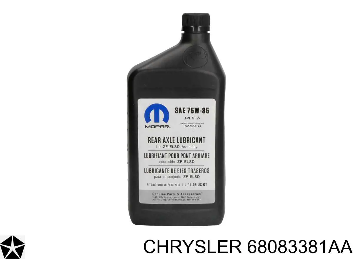 Масло трансмісії Chrysler 68083381AA ціна, від 90.46 USD