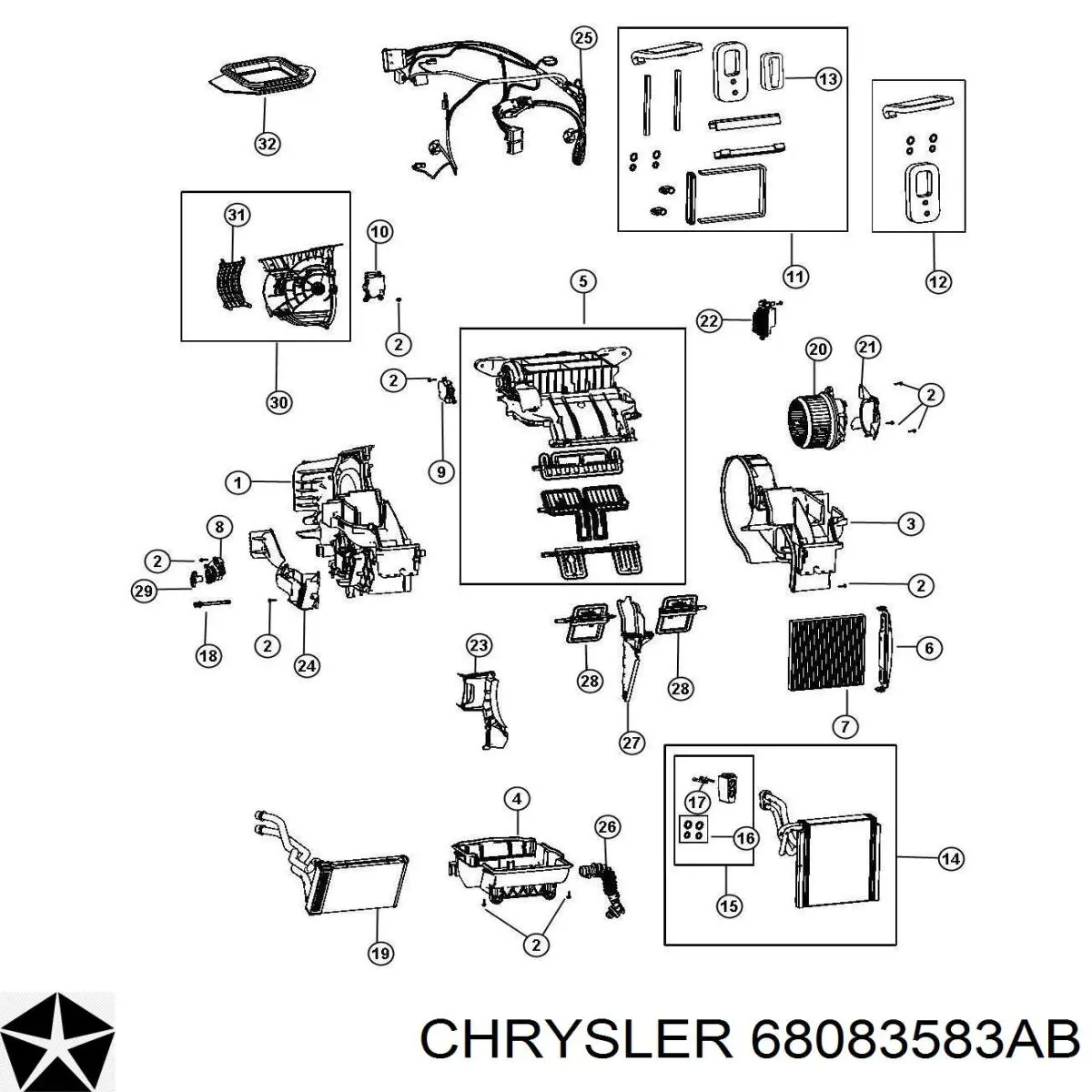68083583AB Chrysler 