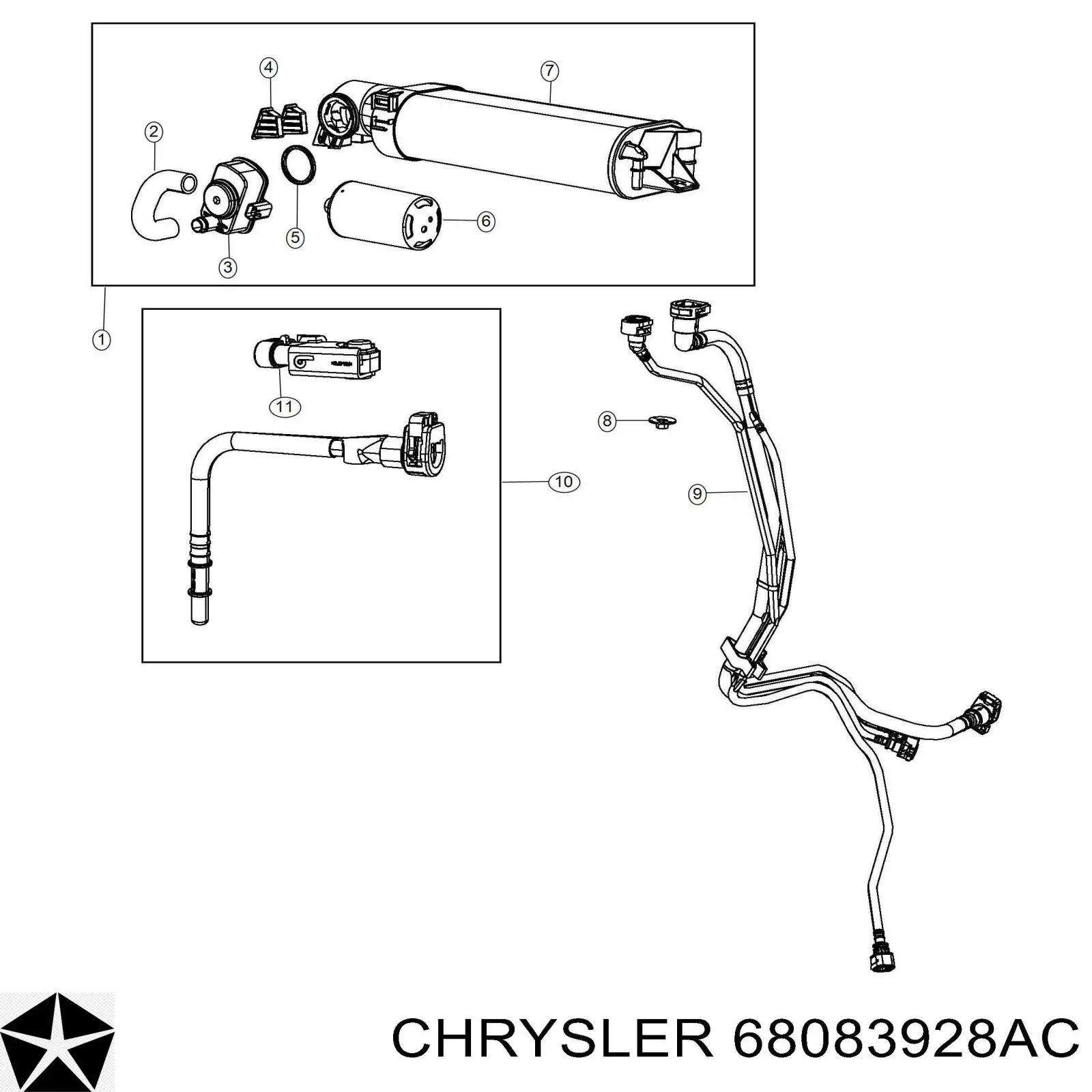 68083928AC Chrysler 