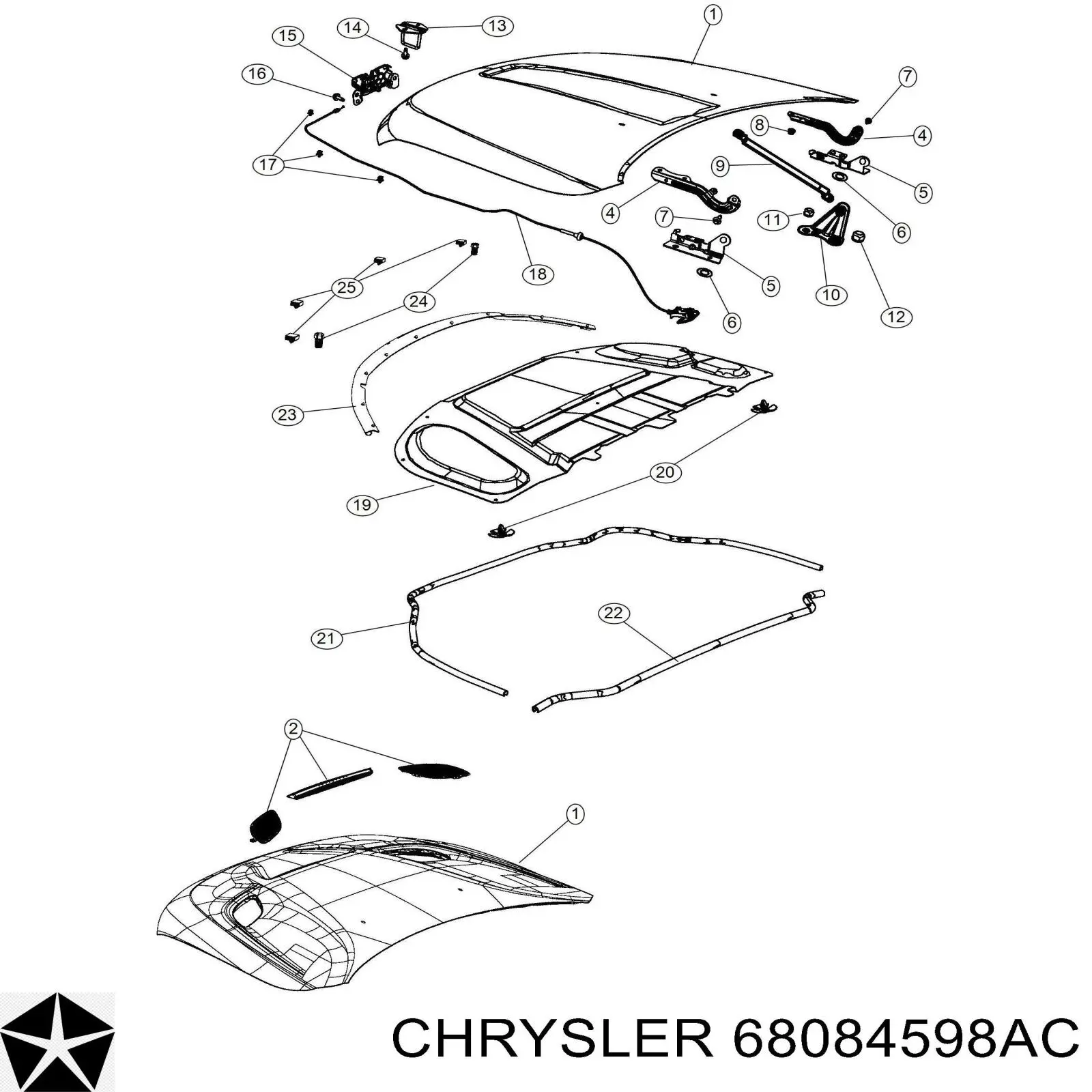 Купити 68084598AC Chrysler 