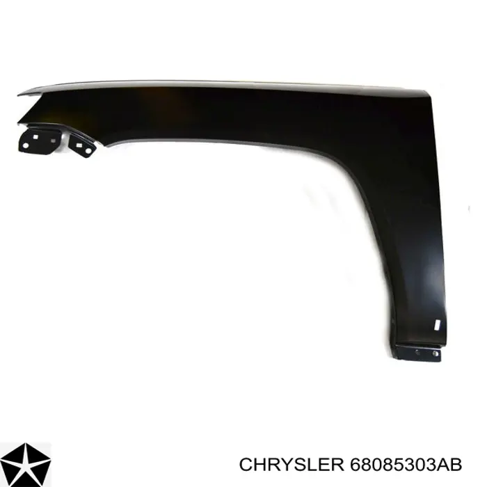 Ліве переднє крило Chrysler 68085303AB ціна, від 58.05 USD