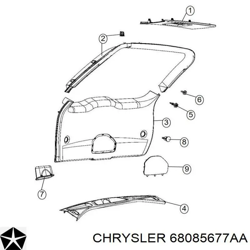  Chrysler 68085677AA ціна, від 0.66 USD