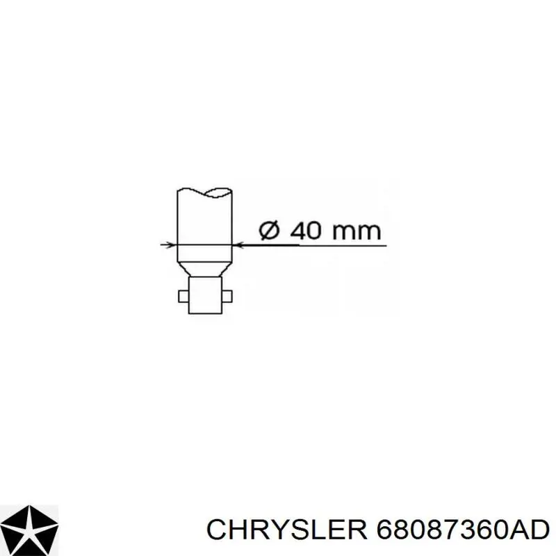 Стойка амортизатора передняя Chrysler 68087360AD ціна, від 57.01 USD