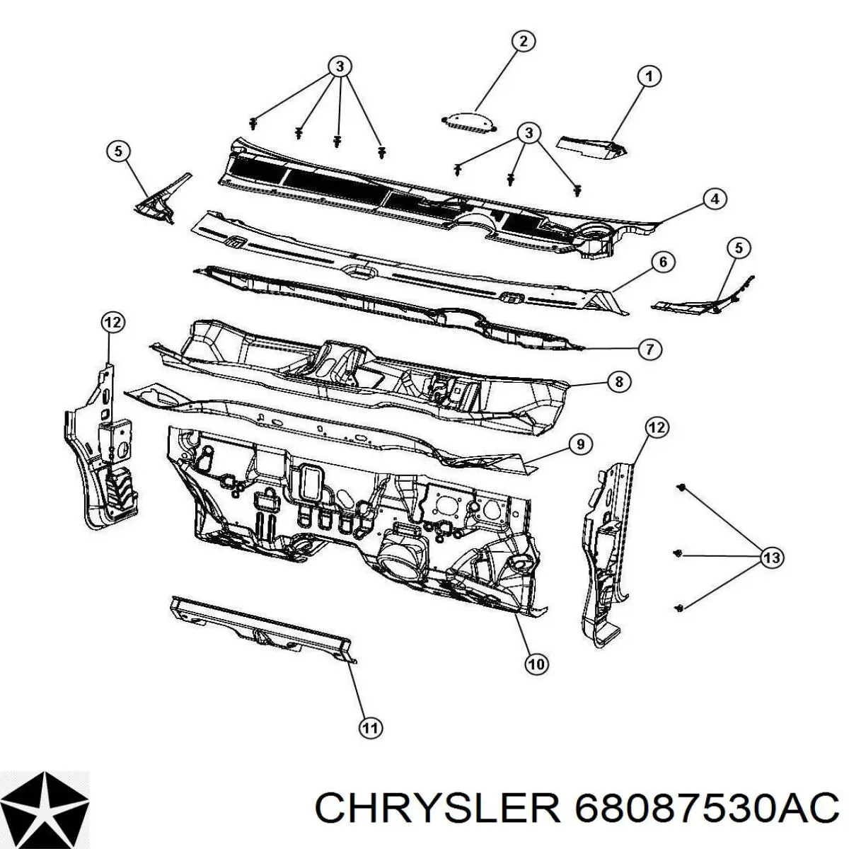 68087530AC Chrysler 