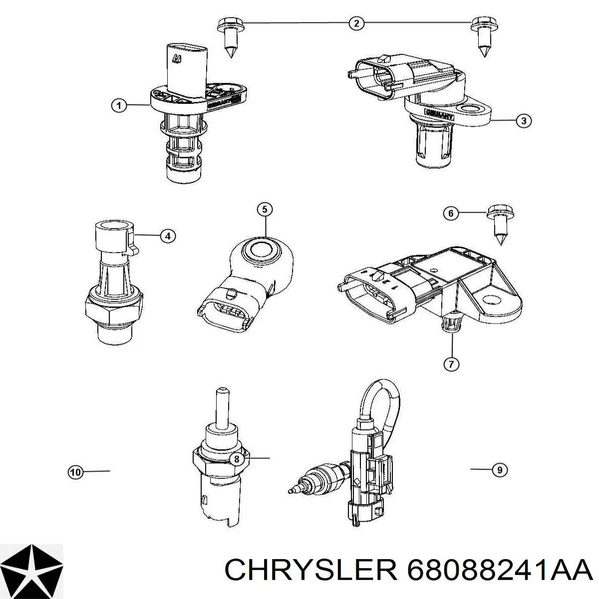  K68088241AA Fiat/Alfa/Lancia