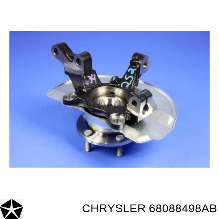 Купити 68088498AB Chrysler Вісь передня і поворотні кулаки