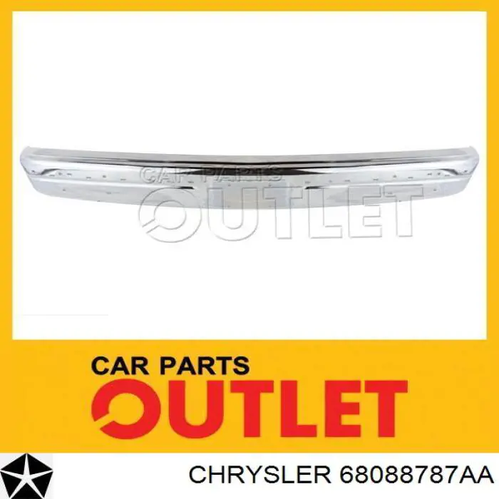 Бампер задній, нижня частина 68088787AA Chrysler