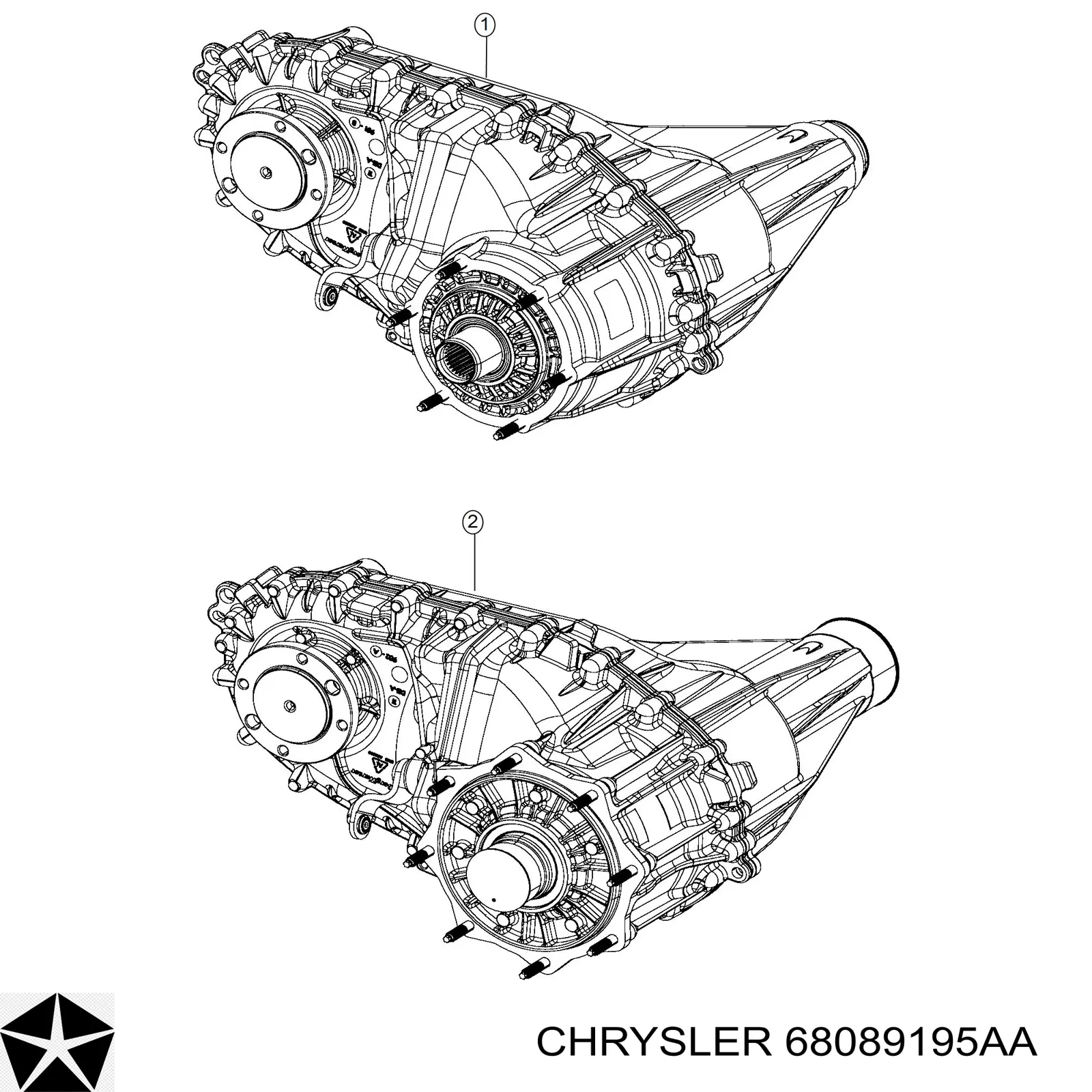 Масло трансмісії 68089195AA Chrysler