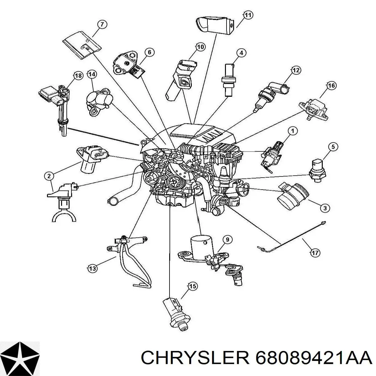 Датчик тиску вихлопних газів Mercedes 61536028 ціна, від 38.01 USD