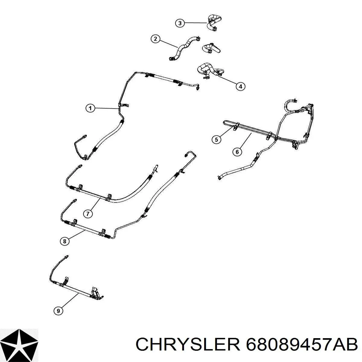 68089457AB Chrysler 