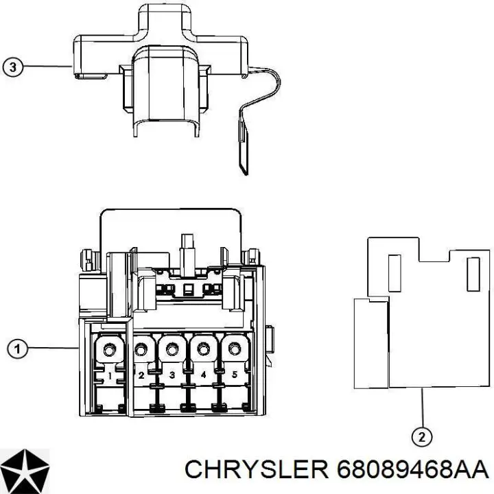  Chrysler 68089468AA ціна, від 88.37 USD