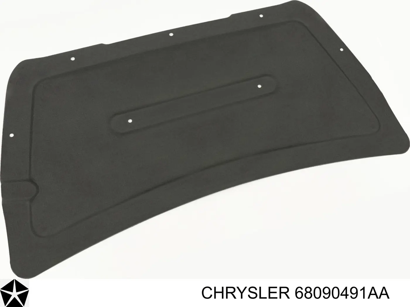 68090491AA Chrysler Утеплювач капота