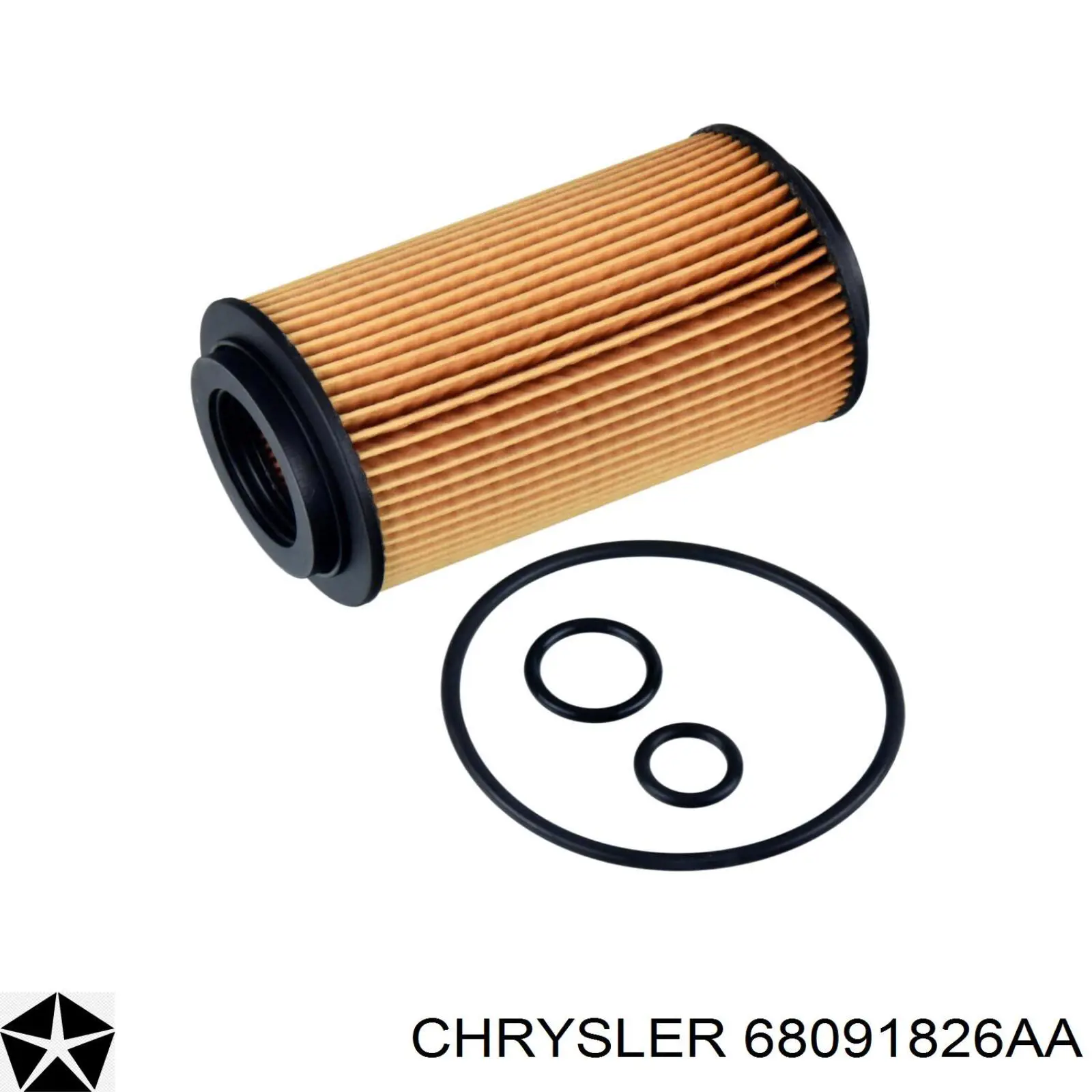 Масляний фільтр двигуна Chrysler 68091826AA ціна, від 9.87 USD