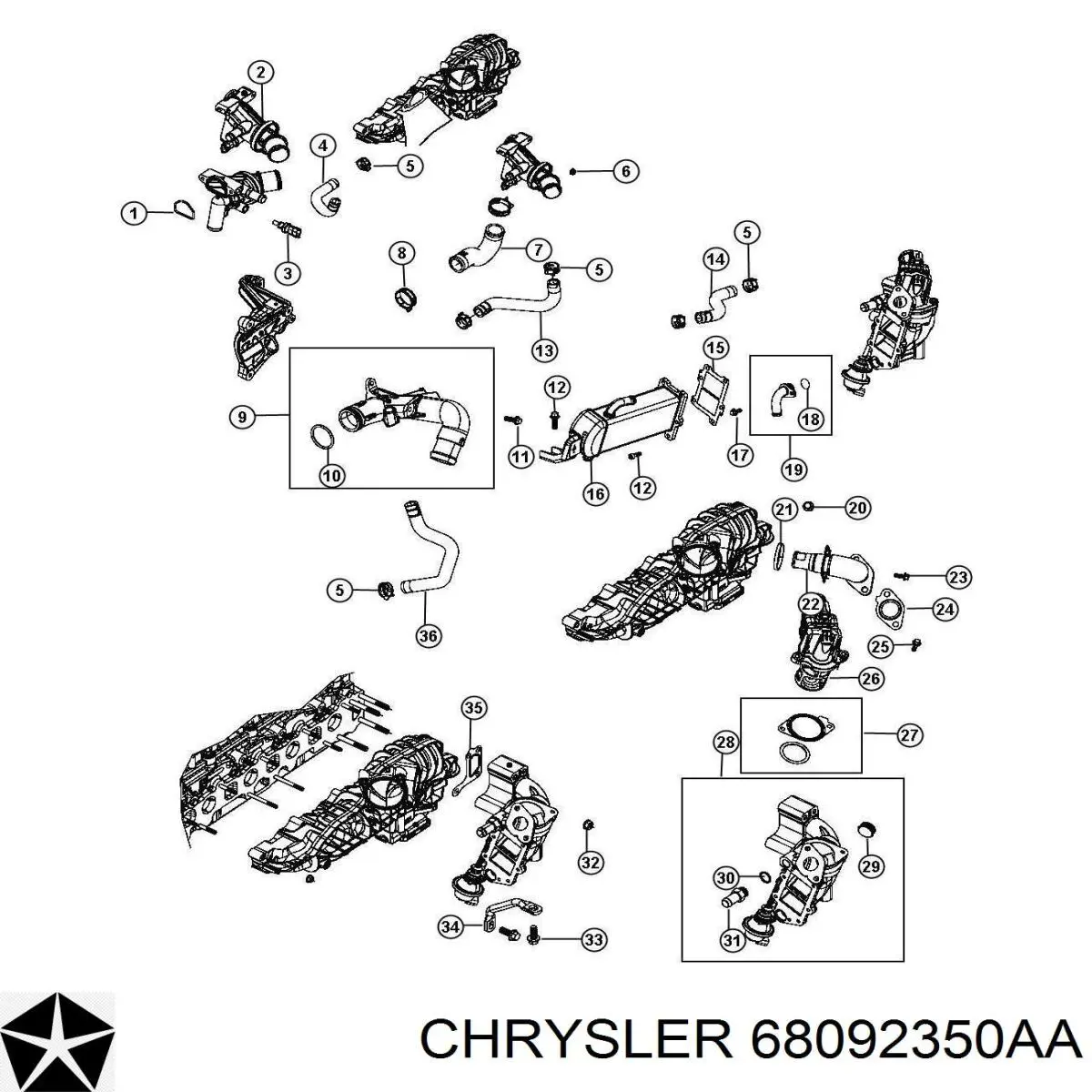  68092350AA Chrysler