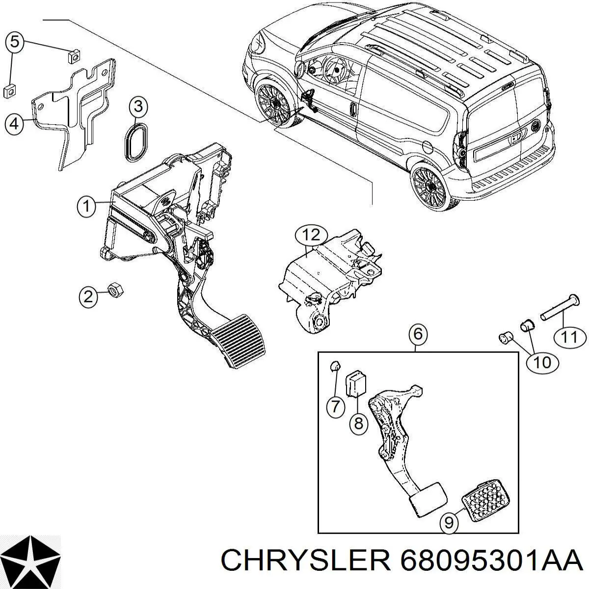 68095301AA Chrysler 