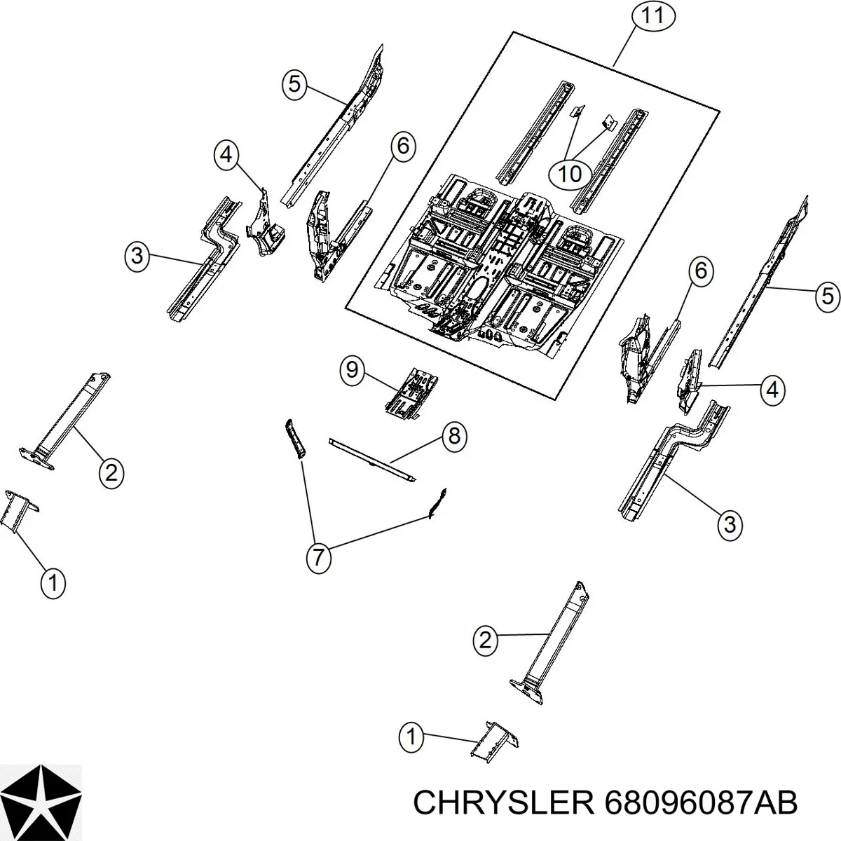  68096087AB Chrysler