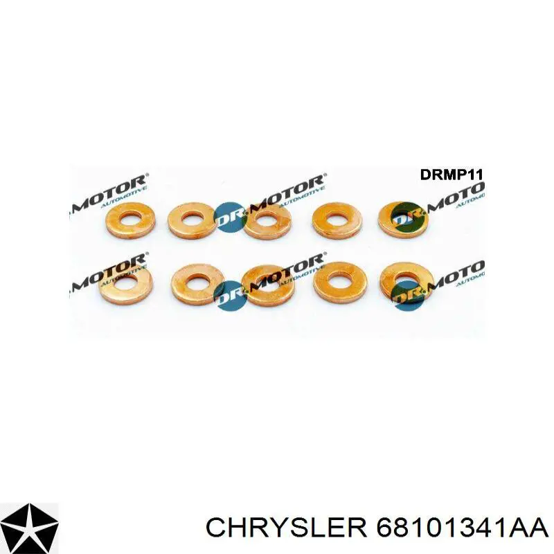 68101341AA Chrysler Кільце ущільнювальне свічкового колодязя