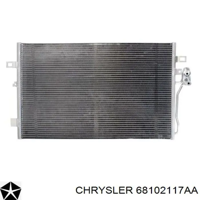 Конденсатор кондиціонера Chrysler 68102117AA ціна, від 63.55 USD