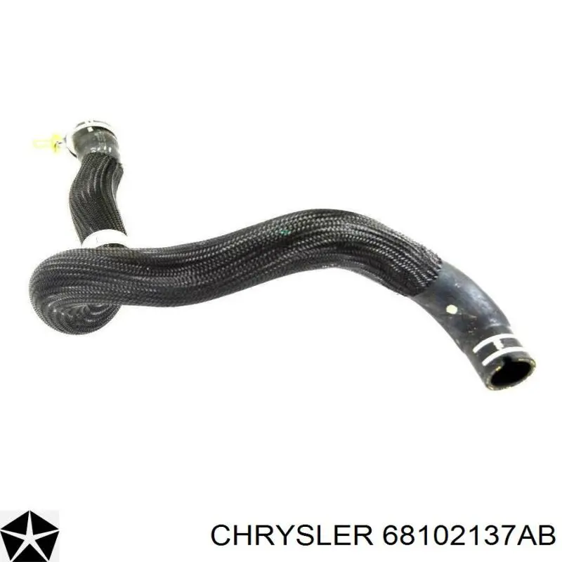 Шланг/патрубок радіатора охолодження, верхній Chrysler 68102137AB ціна, від 6.33 USD