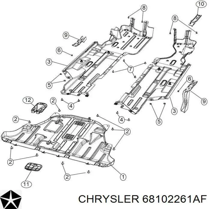  Захист двигуна Jeep Cherokee 