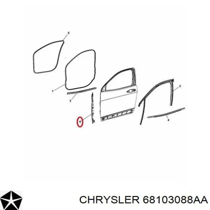 68103088AA Chrysler 
