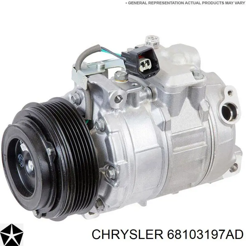 Компресор кондиціонера 68103197AD Chrysler