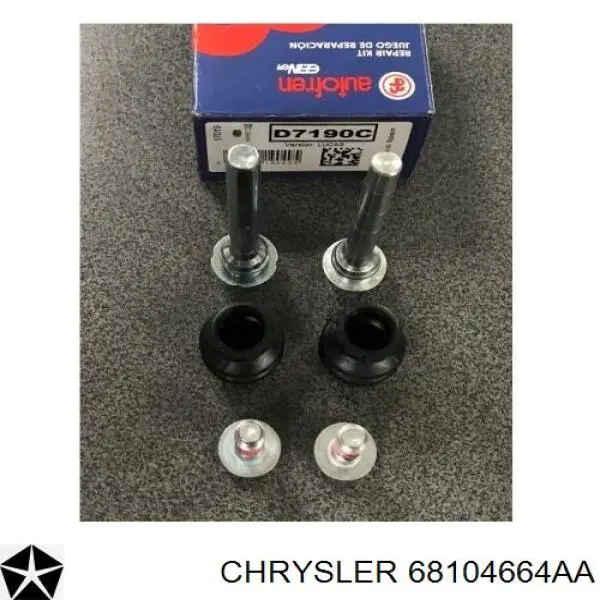 Цапфа - поворотний кулак заднім виходом, Chrysler 68104664AA