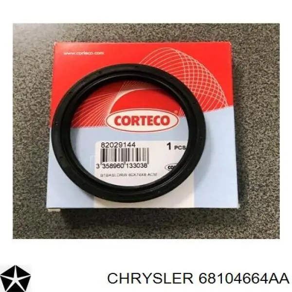 68104664AA Chrysler Цапфа поворотна права