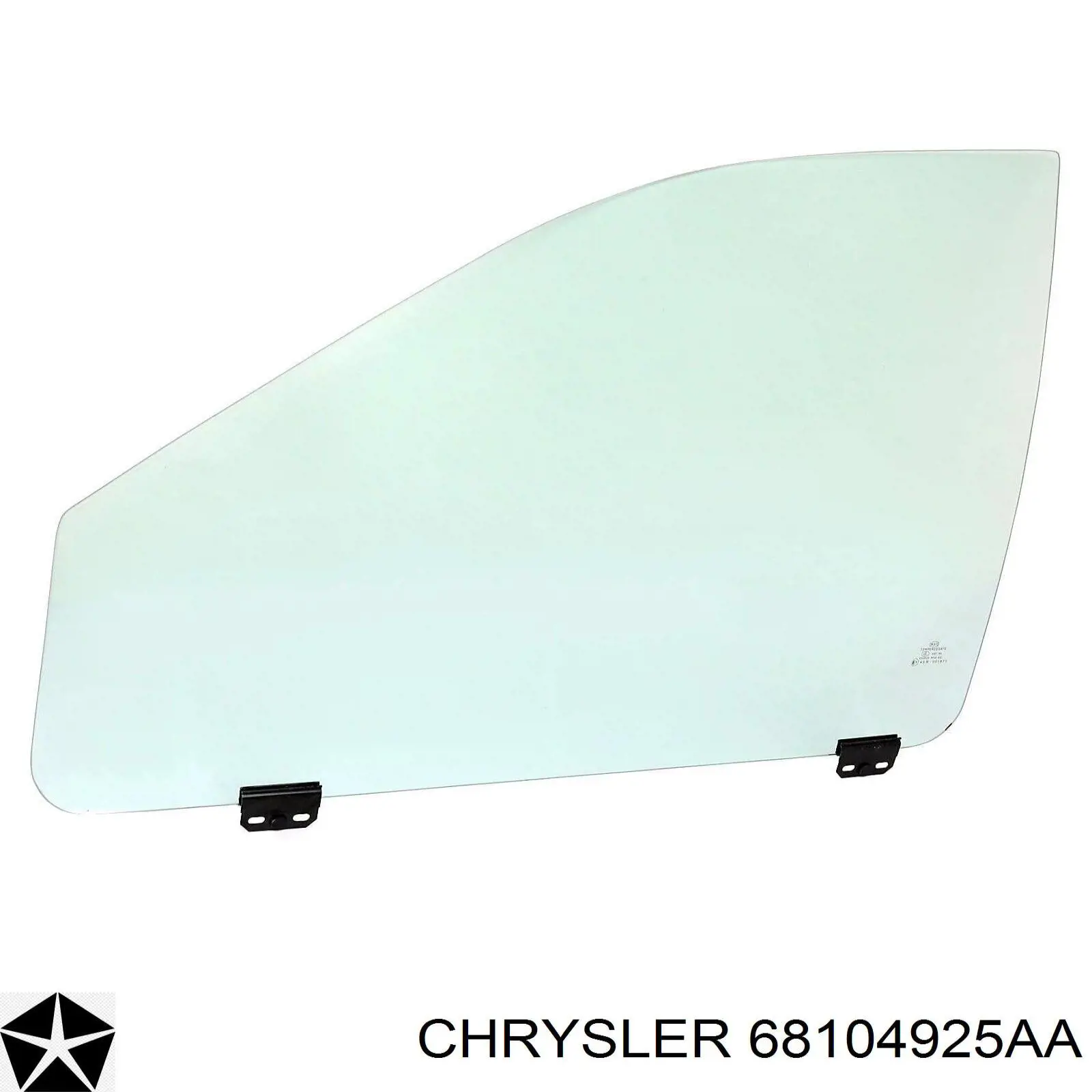 68104925AA Chrysler Скло водійських дверей