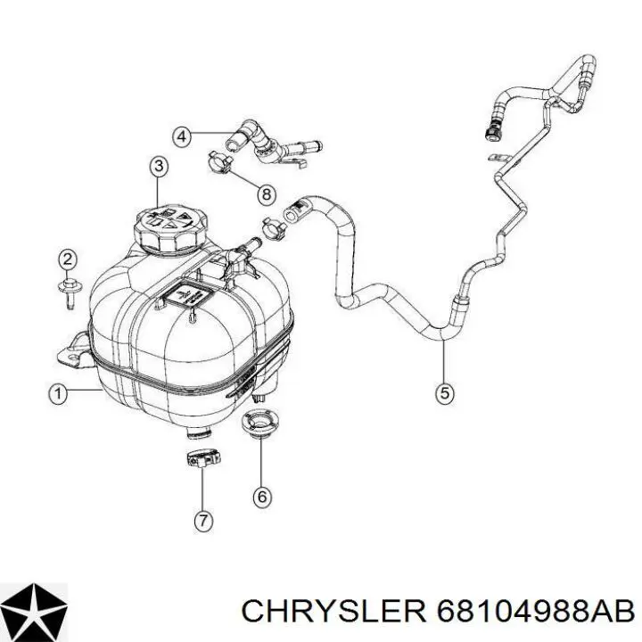68104988AB Chrysler 