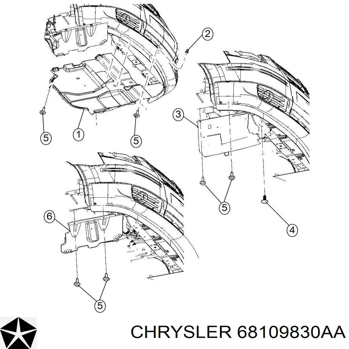 Купити 68109830AA Chrysler 