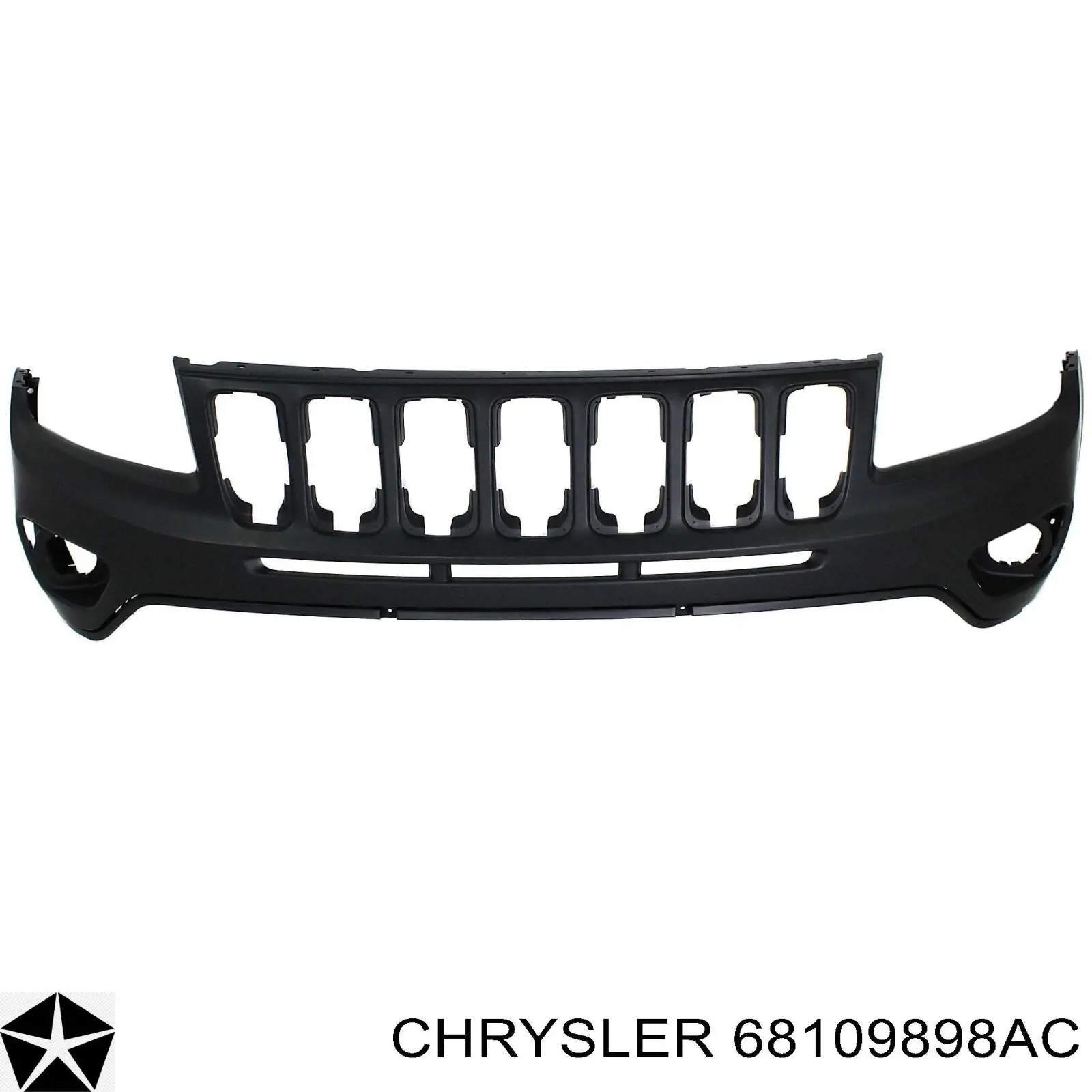 Кожух бампера заднього Chrysler 68109898AC ціна, від 68.25 USD