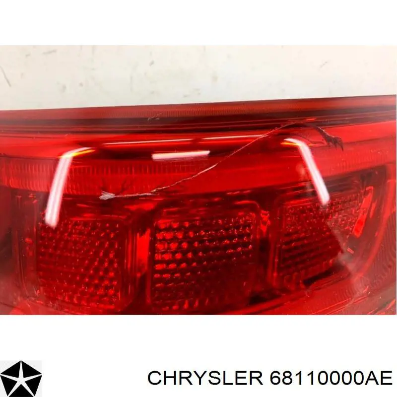 Ліхтар задній правий, зовнішній 68110000AF Chrysler