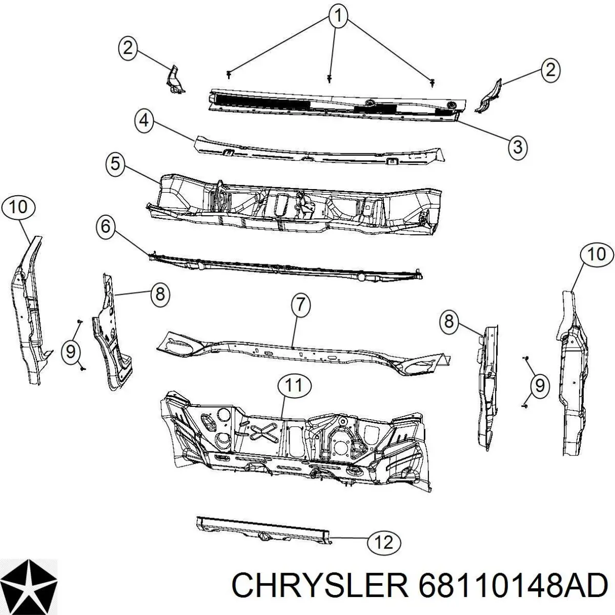  68110148AD Chrysler