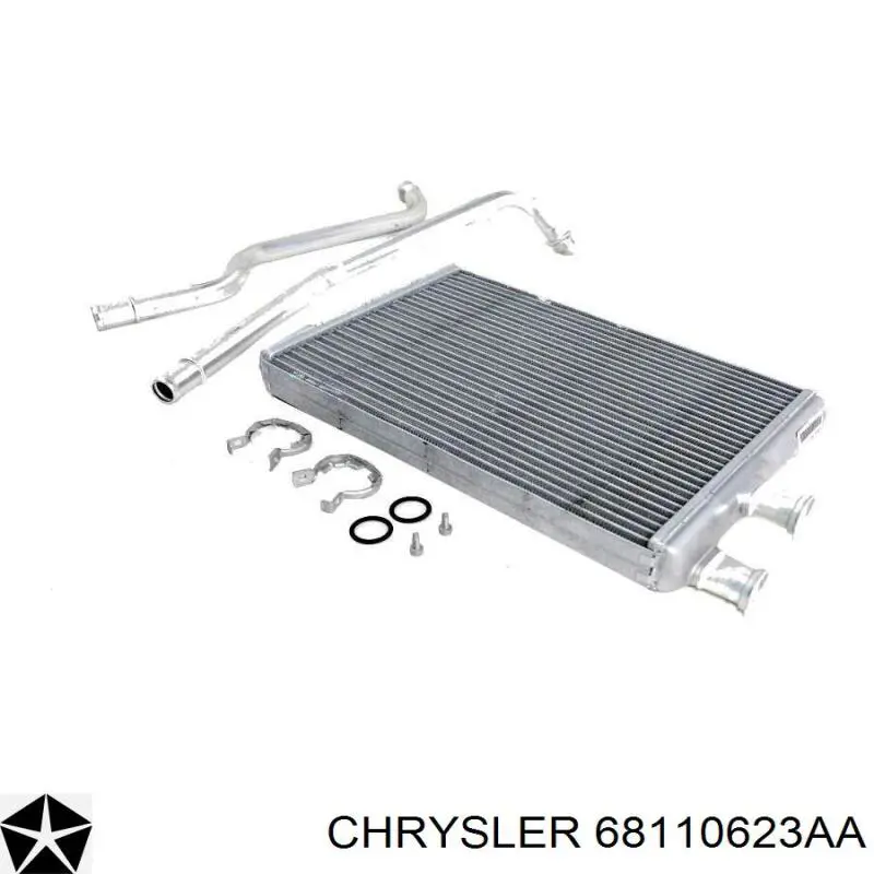Радіатор пічки (обігрівача) Chrysler 68110623AA ціна, від 60.03 USD