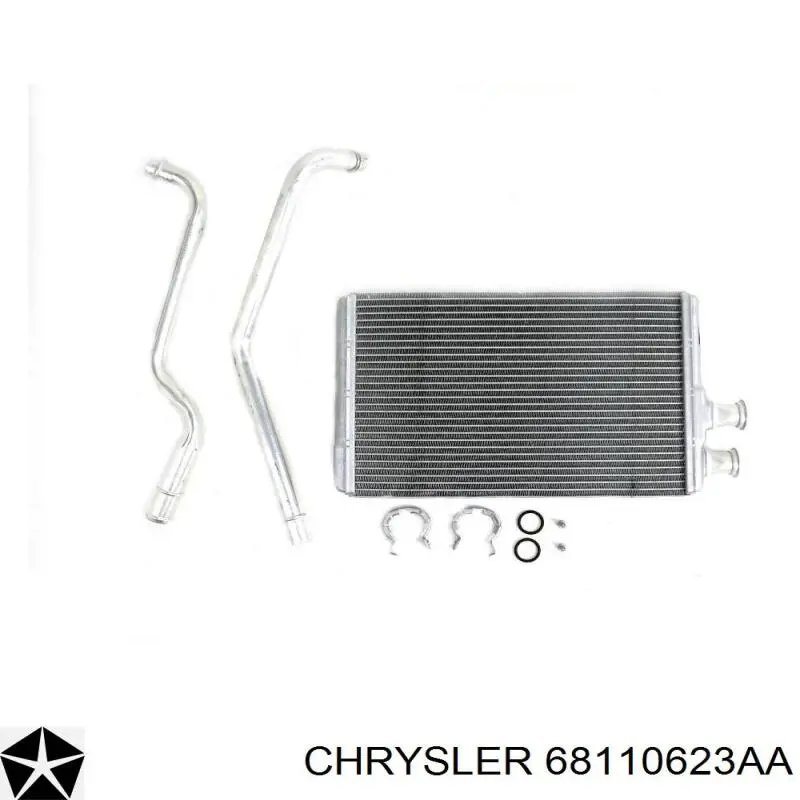 68110623AA Chrysler радіатор пічки (обігрівача)