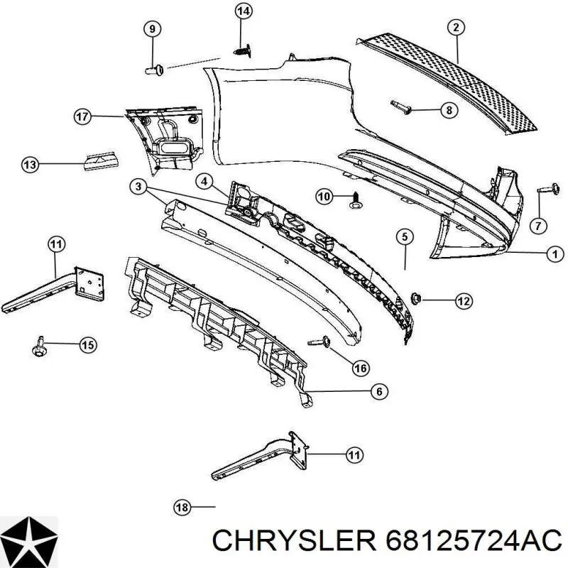 Кожух бампера заднього Signeda PDG40135BA ціна, від 391.77 USD