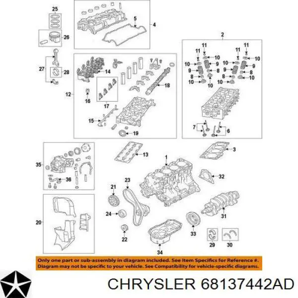 Купити 68137442AD Chrysler 