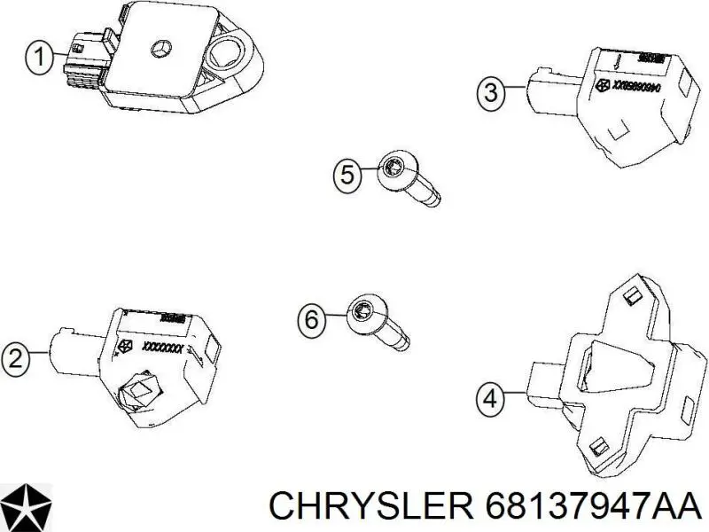 68137947AA Chrysler 