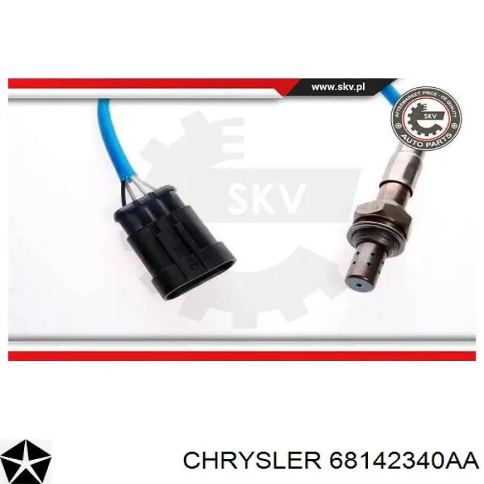 Лямбда датчик кисню Chrysler 68142340AA ціна, від 24.71 USD